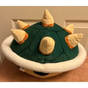 Super Mario Bros Plush 15" Green Bowser Spiked‎ Shell Tomy Club Mocchi Nintendo